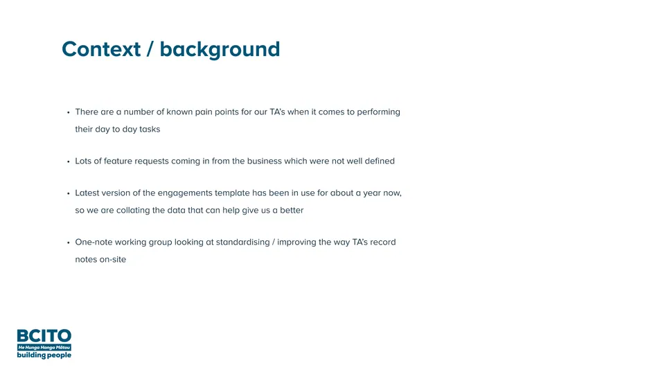 Upgrading the on-site toolbox, presentation slide 2