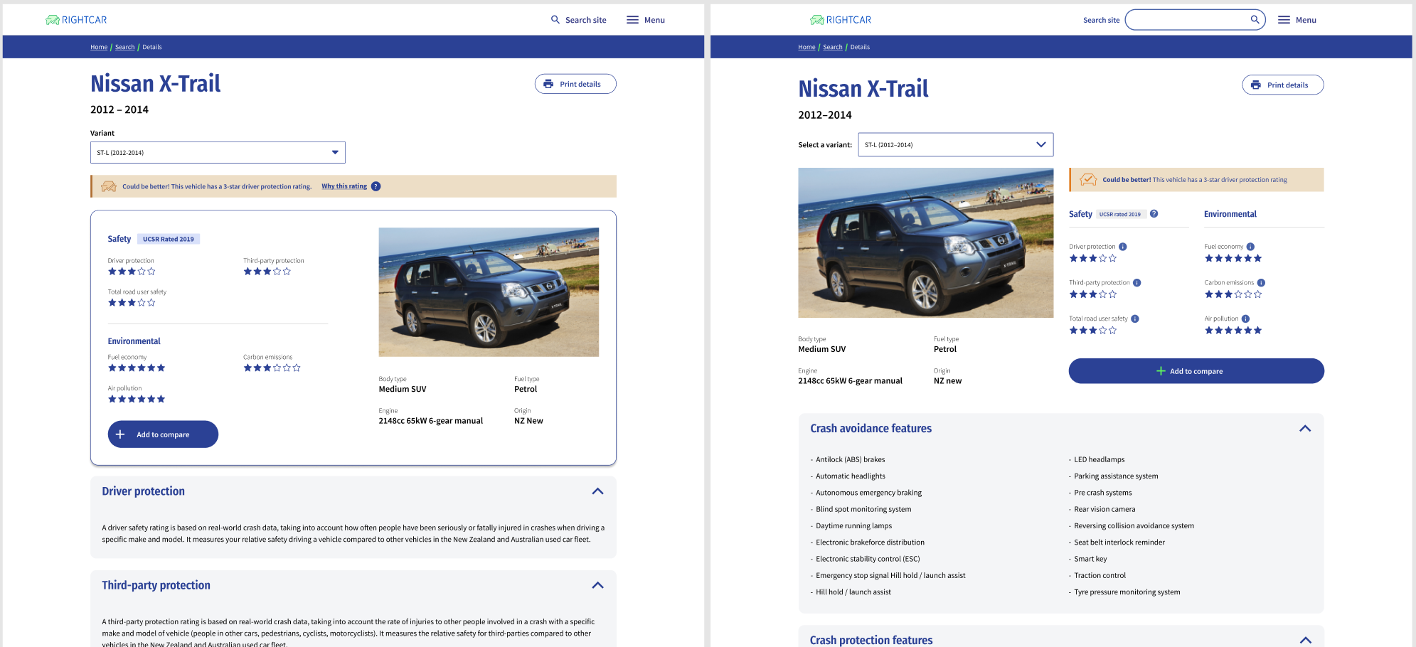 RightCar redesign